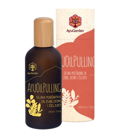AyuOilPulling, uljna mješavina za zube, desni i čeljust