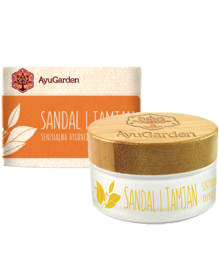 AyuPremium HighVibe Face Care: Kreme za lice vrhunskog sastava i visokih vibracija - Anti Age krema Sandal & Tamjan