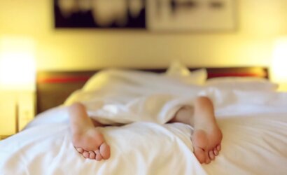 alone bed bedroom blur