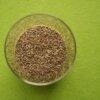 a glass bowl with cumin