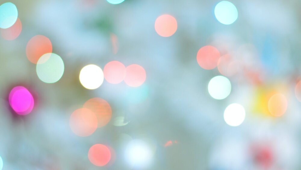defocused image of lights