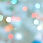 defocused image of lights