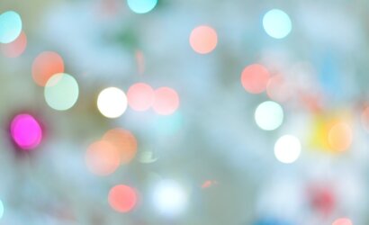 defocused image of lights