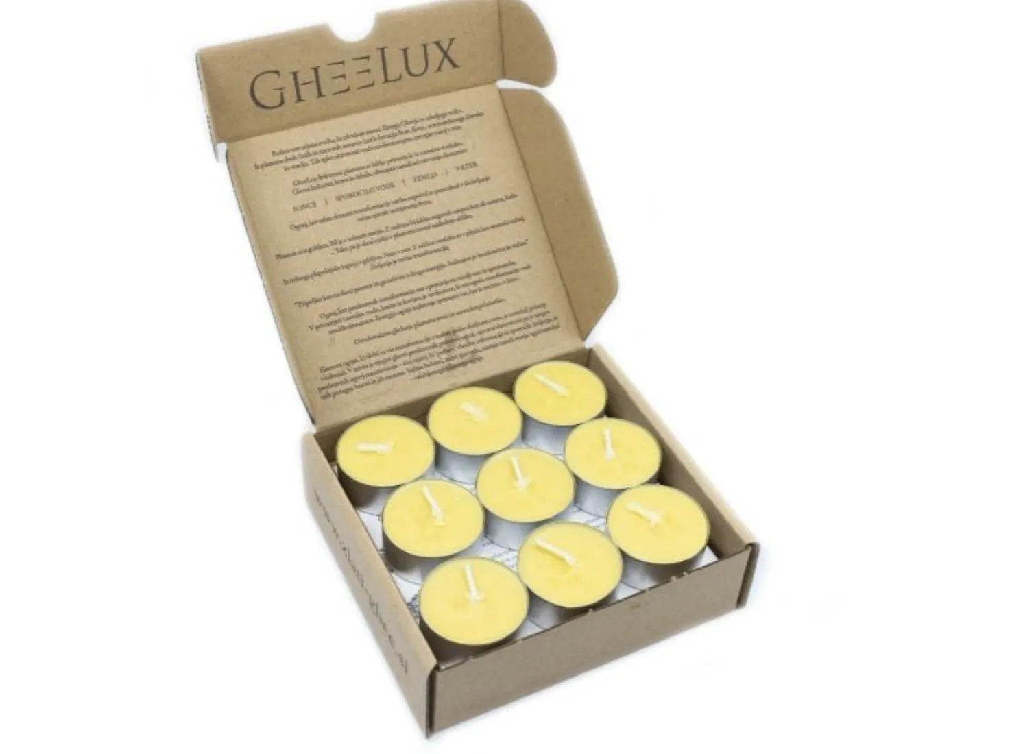 GheeLux - svijećice na bazi Ghee-a